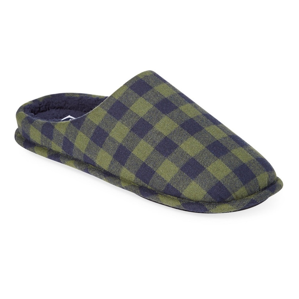Club Room Men's Plaid Slippers/ House Shoes | Size 10-11 | NEW!!!💚💙